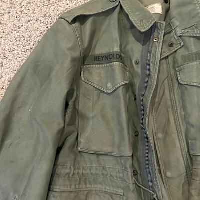 1960'S US ARMY ISSUED WOOL BLANKET, COAT AND DUFFEL BAG