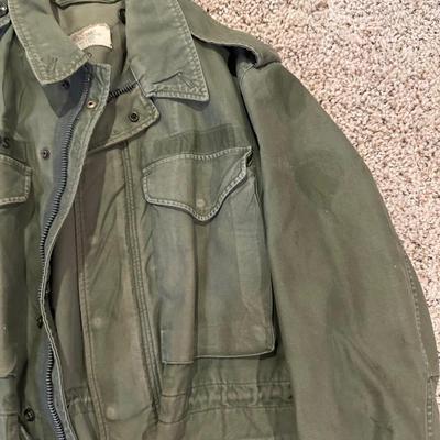 1960'S US ARMY ISSUED WOOL BLANKET, COAT AND DUFFEL BAG
