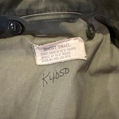 1960'S US ARMY ISSUED WOOL BLANKET, COAT AND DUFFEL BAG