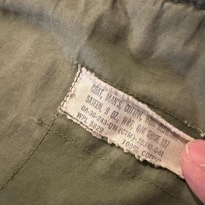 1960'S US ARMY ISSUED WOOL BLANKET, COAT AND DUFFEL BAG