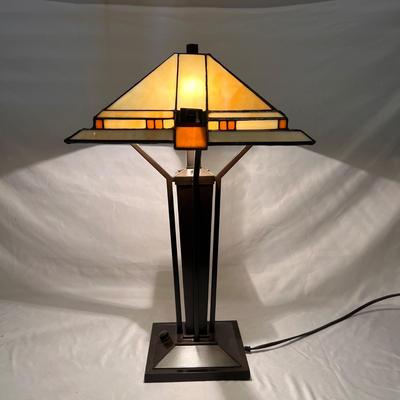 Stiffel Mission Craftsman Table Lamp Tiffany Style (B1-RG)