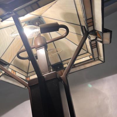 Stiffel Mission Craftsman Table Lamp Tiffany Style (B1-RG)