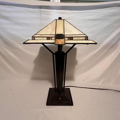 Stiffel Mission Craftsman Table Lamp Tiffany Style (B1-RG)