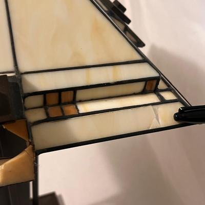 Stiffel Mission Craftsman Table Lamp Tiffany Style (B1-RG)