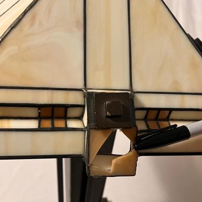 Stiffel Mission Craftsman Table Lamp Tiffany Style (B1-RG)