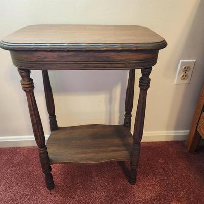 Vintage Side Table 18x12x24