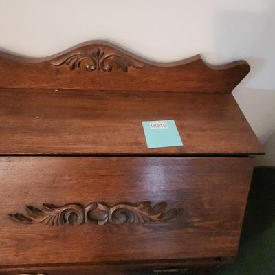Vintage Wood Secretary Desk by J.K. Rishel Williamsport PA