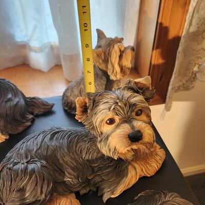 Lot of Yorkshire Terrier Dog Figurines Sandicast and others