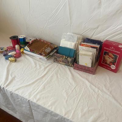 Collection of Greeting Cards, Ribbons & Wrapping Paper (B2-MG)