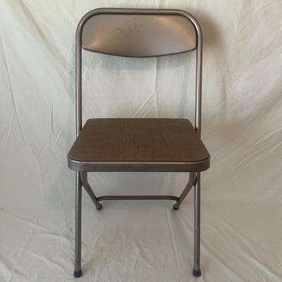 Four Samsonite Folding Metal Chairs (B2-MG)