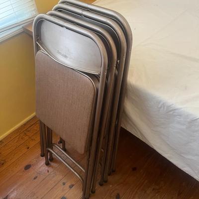 Four Samsonite Folding Metal Chairs (B2-MG)