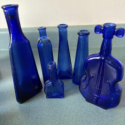 Cobalt Bottles, Canister, & More (K-ES)