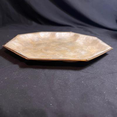 Cloisonné Enamel Garlic Head Vase & Shell Plate (LR-RG)
