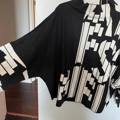 Black and White Sweater by Joseph Ribkoff