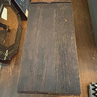 Rustic Wood Coffee Table (LR-ES)