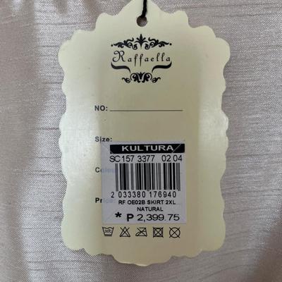 Linen and Silk Evening Gown by Raffaella, size 12