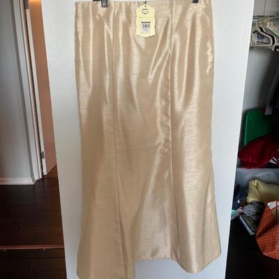 Linen and Silk Evening Gown by Raffaella, size 12