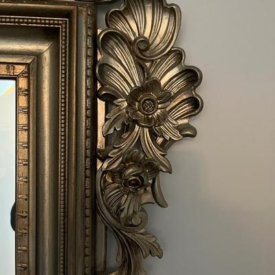 Elegant Silver Gilt Mirror