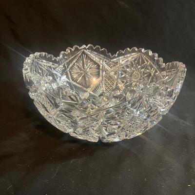 Waterford Vase & Two Cut Glass Bowls (LR-MG)