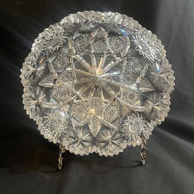 Waterford Vase & Two Cut Glass Bowls (LR-MG)