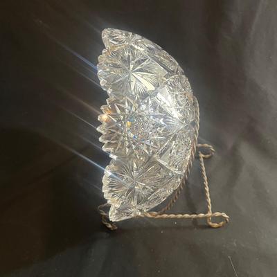 Waterford Vase & Two Cut Glass Bowls (LR-MG)
