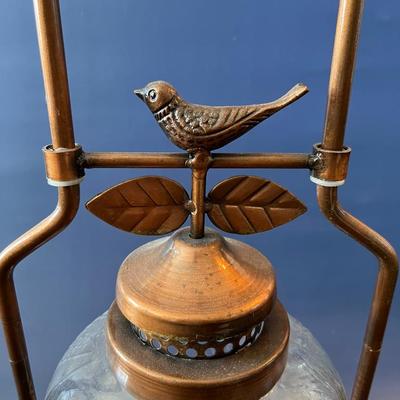 Outdoor Lantern with Bird