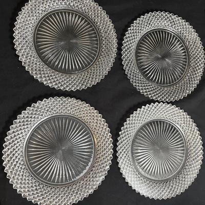 Pressed Glass Dinnerware (K-ES)