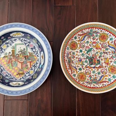 Two Chinese Platters