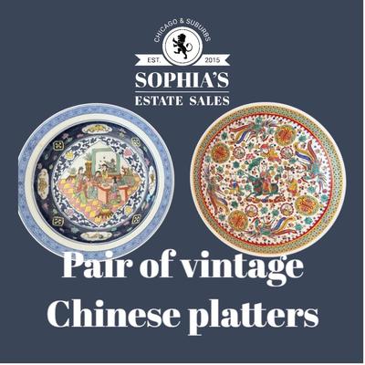 Two Chinese Platters