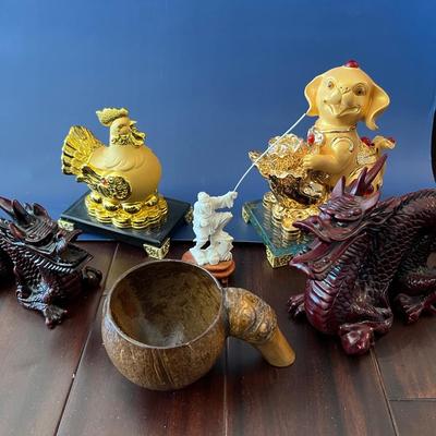 Lot of Asian Decor Items
