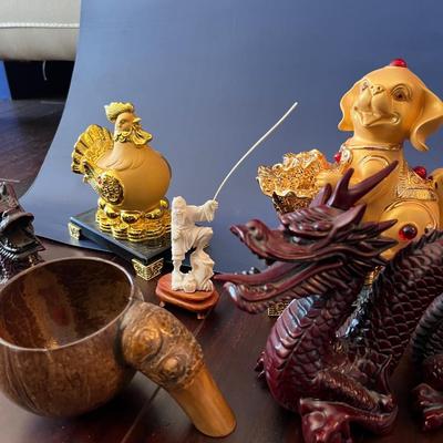 Lot of Asian Decor Items
