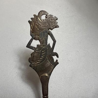 Wayang Puppet Silver Demitasse Spoons (LR-RG)