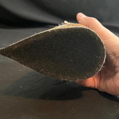 Signed 3D Nature Art & Slab Built Pottery Candle Holder (LR-RG)