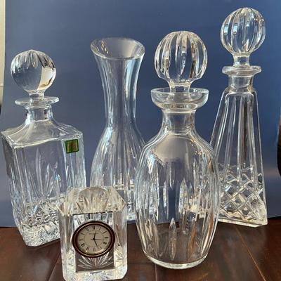 Lot of 5 Pieces of Waterford Crystal