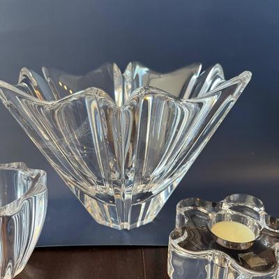 Lot of 4 Pieces of Orrefors Crystal
