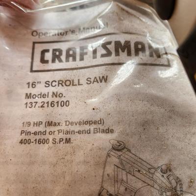 Craftsman 16" Scroll Saw Tested