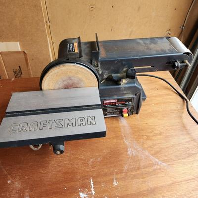 Craftsman Belt Disc Sander 4x36 Belt 6" Disc tested