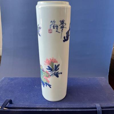Hand Painted Japanese Porcelain Vase