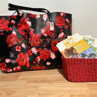 Windsor Pilates DVDs and Victoria Secret Bag