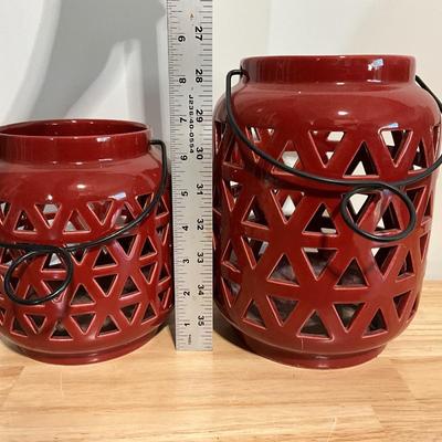 Ceramic Candle Lanterns
