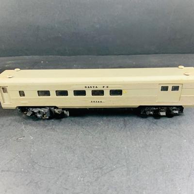 LOT 736: Lot of (4) Santa Fe Silver Passenger Cars