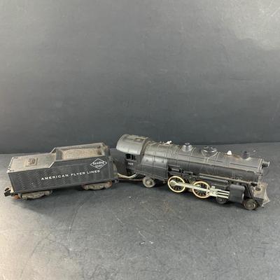 LOT 740: American Flyer Reading Line Locomotive and Tinder S-Gage