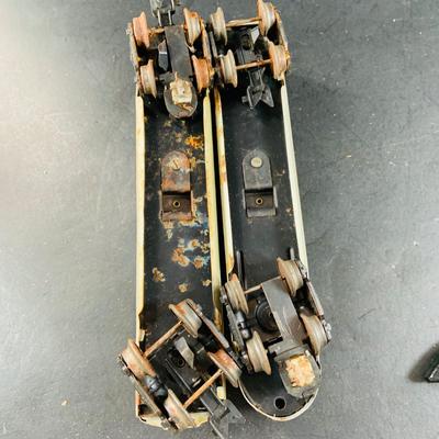 LOT 741: Large Assortment of Lionel and Marx O/24 Gage Lionel Line Passinger Cars and Santa Fe Diesel Engine