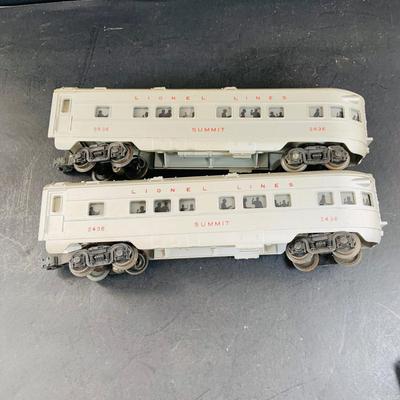 LOT 741: Large Assortment of Lionel and Marx O/24 Gage Lionel Line Passinger Cars and Santa Fe Diesel Engine