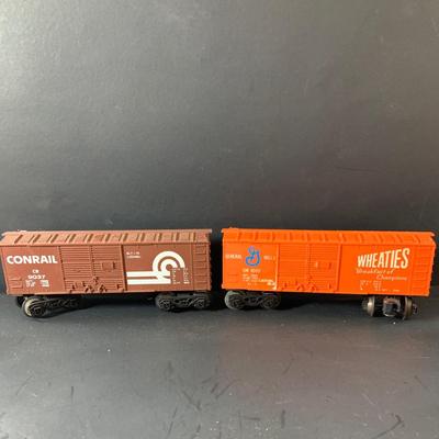 LOT 745: Collection of 0 / 27 Gauge Train Cars From Lionel and K-Line Including Lionel LIne Locomotive and Tinter, Branded Box Carss From...