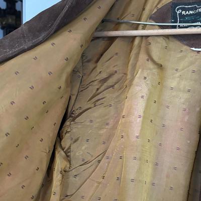 LOT 760: Leather Fashions by Harry Pollack sz46 Jacket & Schott Bros. Rancher Leather/Suede Fringed Jacket sz46