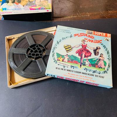 LOT 514: Vintage Super-8 Movie Clips Film Reels Including Star Wars, Sound of Music and More