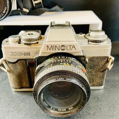 LOT 518: Large Assortment of 35mm Cameras, Lenses and More