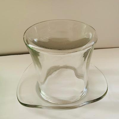 LOT 519: Beautiful Glass Collection Featuring Uranium Glass Cake Plate and Bowl with Handles, Red Glasses/Votive Candle Holders and a Top...