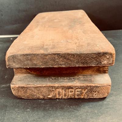 LOT 522: Vintage Durex Cigar Mold and Tin Cigar Case